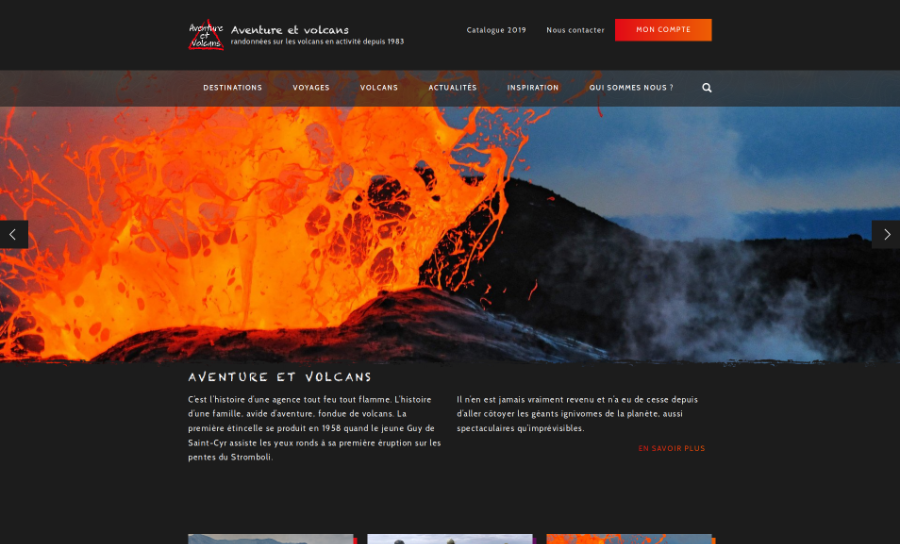 Aventure et volcans