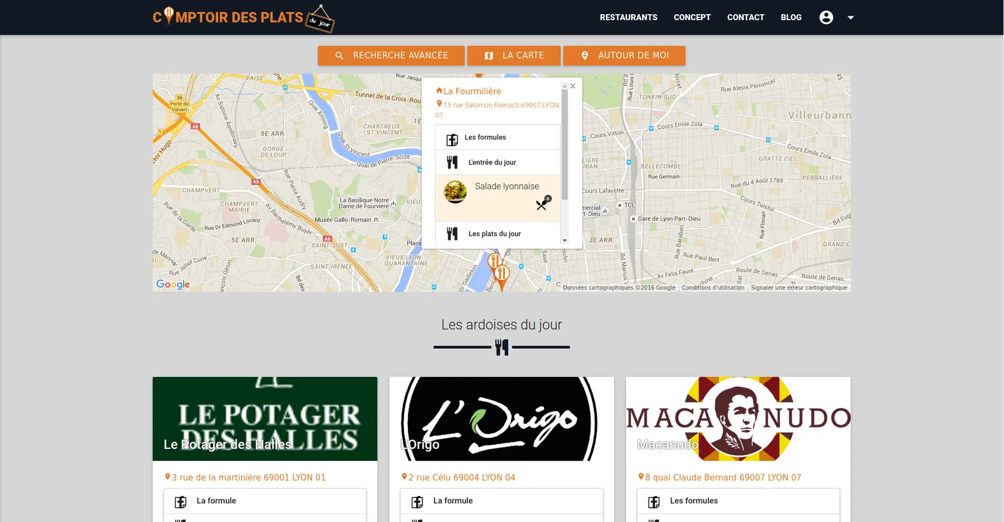 Comptoir Des Plats